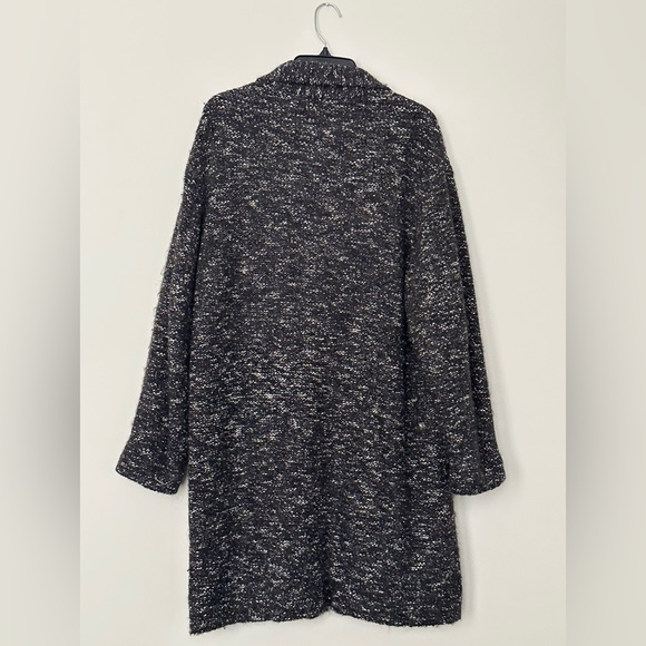 Isabel Marant Etoile "Osbert" marled gray alpaca wool blend oversize coat - Picture 7 of 10